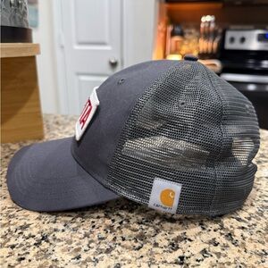 Carhartt Charcoal Mesh Trucker Cap with Toyota Patch